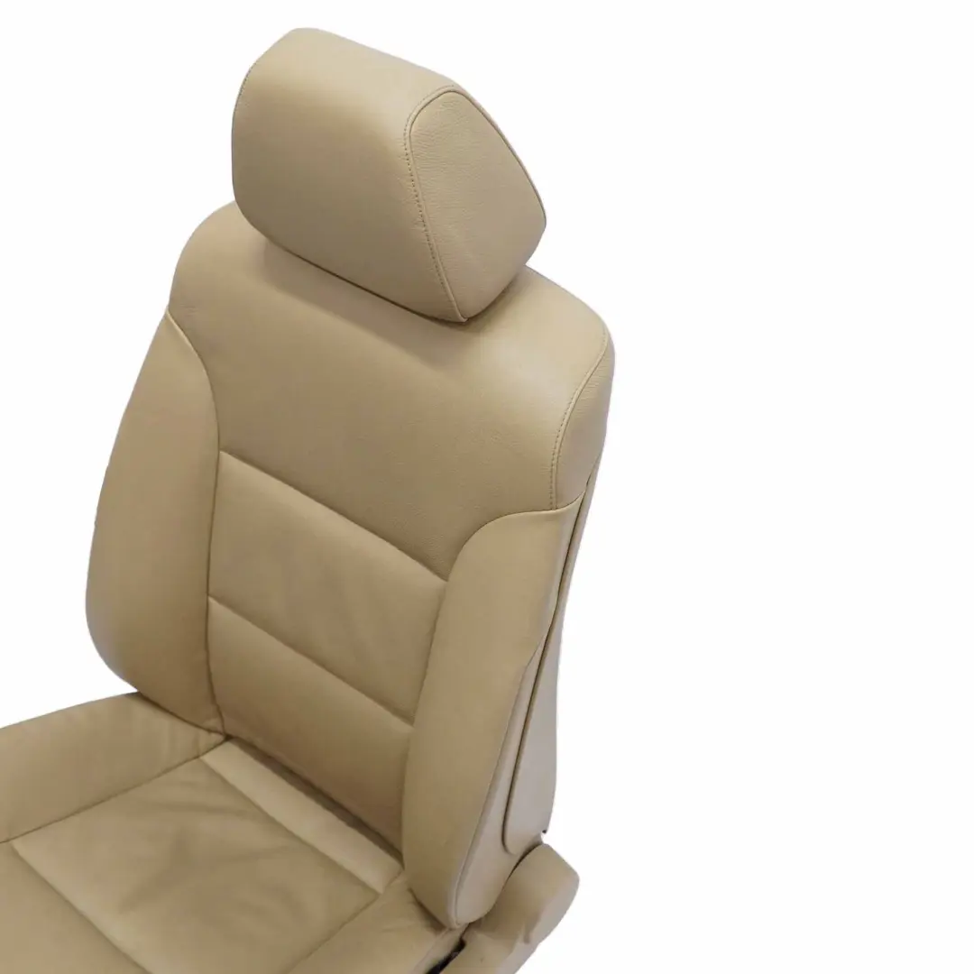 Beige Leather Front Left N/S Seat Passenger Memory Heated to BMW 5 Series E60 E61 with Part number 7113112 BMW 5 Series E60 E61 Beige Leather Front Left N/S Seat Passenger Memory Heated - SKU rhd-7076454-1 - Part number 7113112