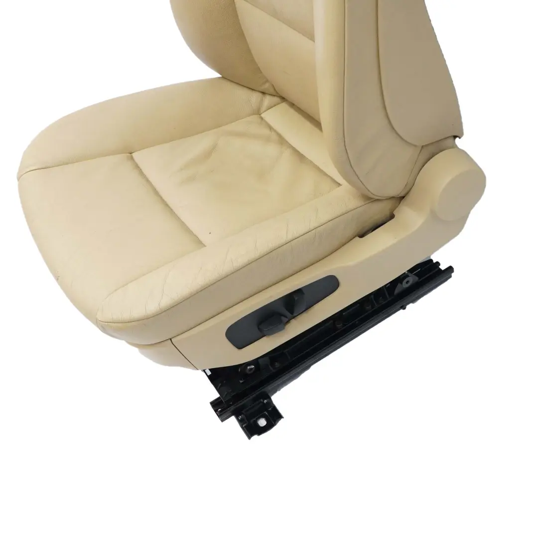 Front Seat BMW E60 E61 Beige Leather Dakota Left N/S Passenger Side Memory to with Part number 7113112 Front Seat BMW E60 E61 Beige Leather Dakota Left N/S Passenger Side Memory - SKU rhd-7076454-3 - Part number 7113112