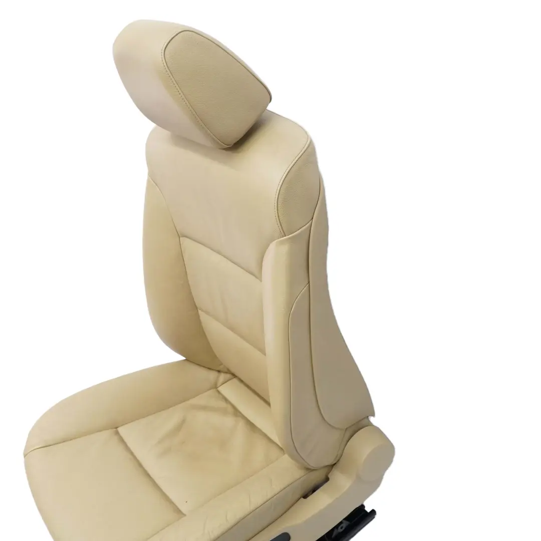 Front Seat BMW E60 E61 Beige Leather Dakota Left N/S Passenger Side Memory to with Part number 7113112 Front Seat BMW E60 E61 Beige Leather Dakota Left N/S Passenger Side Memory - SKU rhd-7076454-3 - Part number 7113112