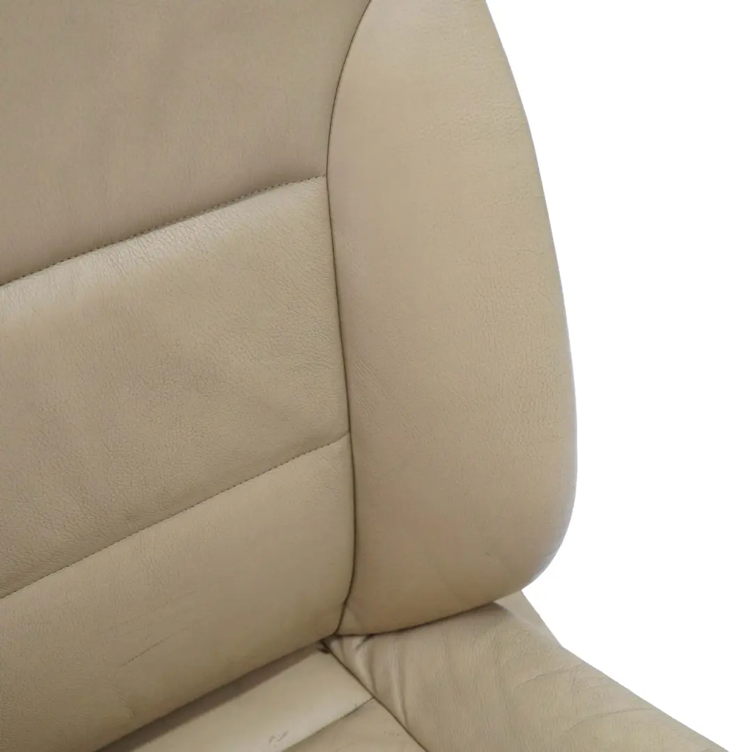 Front Seat BMW E60 E61 Beige Leather Dakota Left N/S Passenger Side Memory to with Part number 7113112 Front Seat BMW E60 E61 Beige Leather Dakota Left N/S Passenger Side Memory - SKU rhd-7076454-3 - Part number 7113112