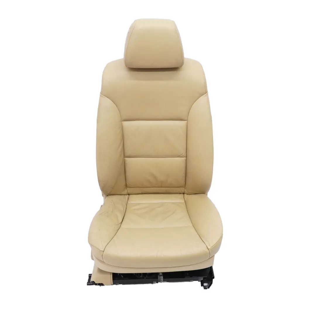 Front Seat BMW E60 E61 Beige Leather Dakota Right O/S Driver's Side Memory to with Part number 7113112 Front Seat BMW E60 E61 Beige Leather Dakota Right O/S Driver's Side Memory - SKU rhd-7076454-4 - Part number 7113112