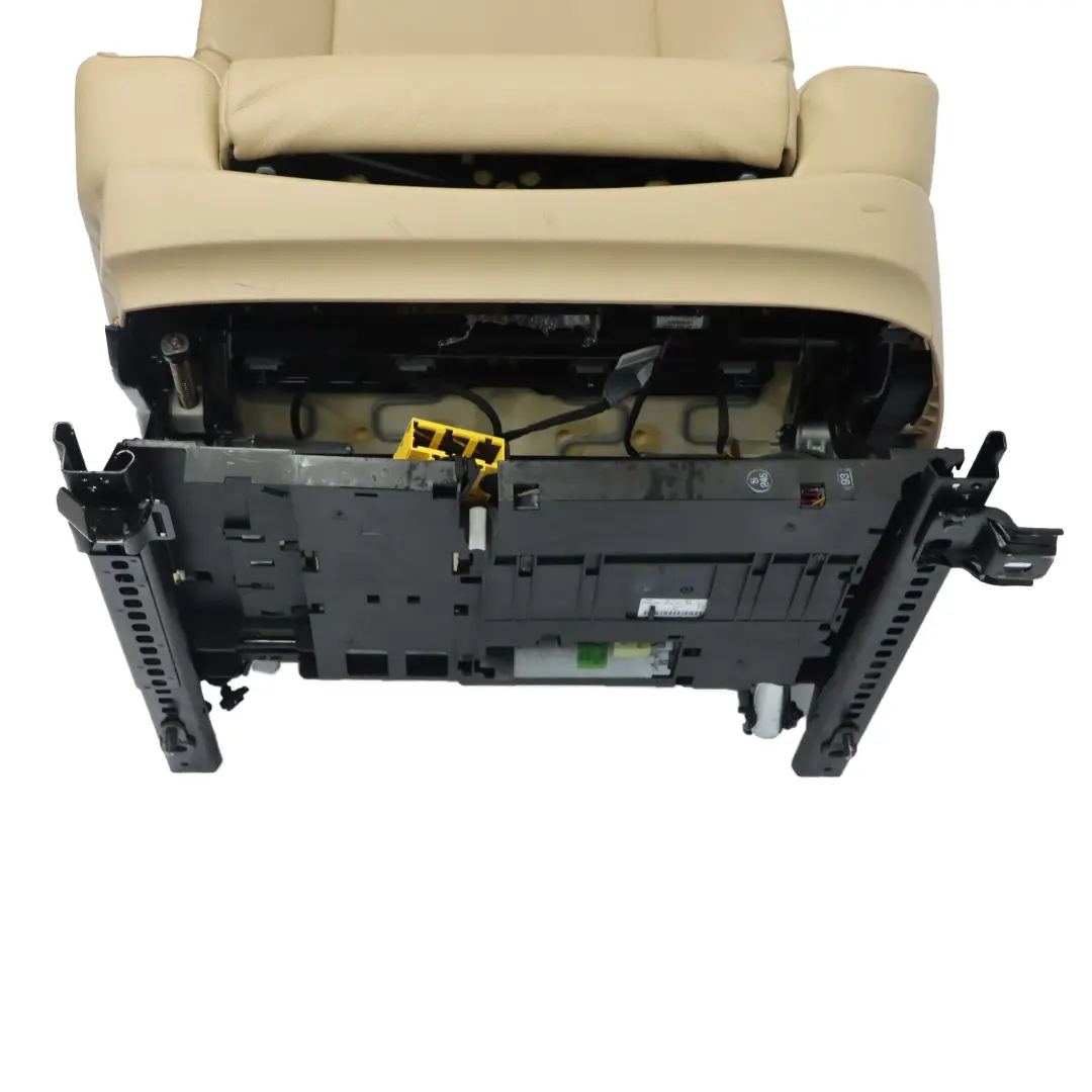 Front Seat BMW E60 E61 M Sport Leather Dakota Beige Left N/S Memory to with Part number 7076610 Front Seat BMW E60 E61 M Sport Leather Dakota Beige Left N/S Memory - SKU rhd-7076610 - Part number 7076610