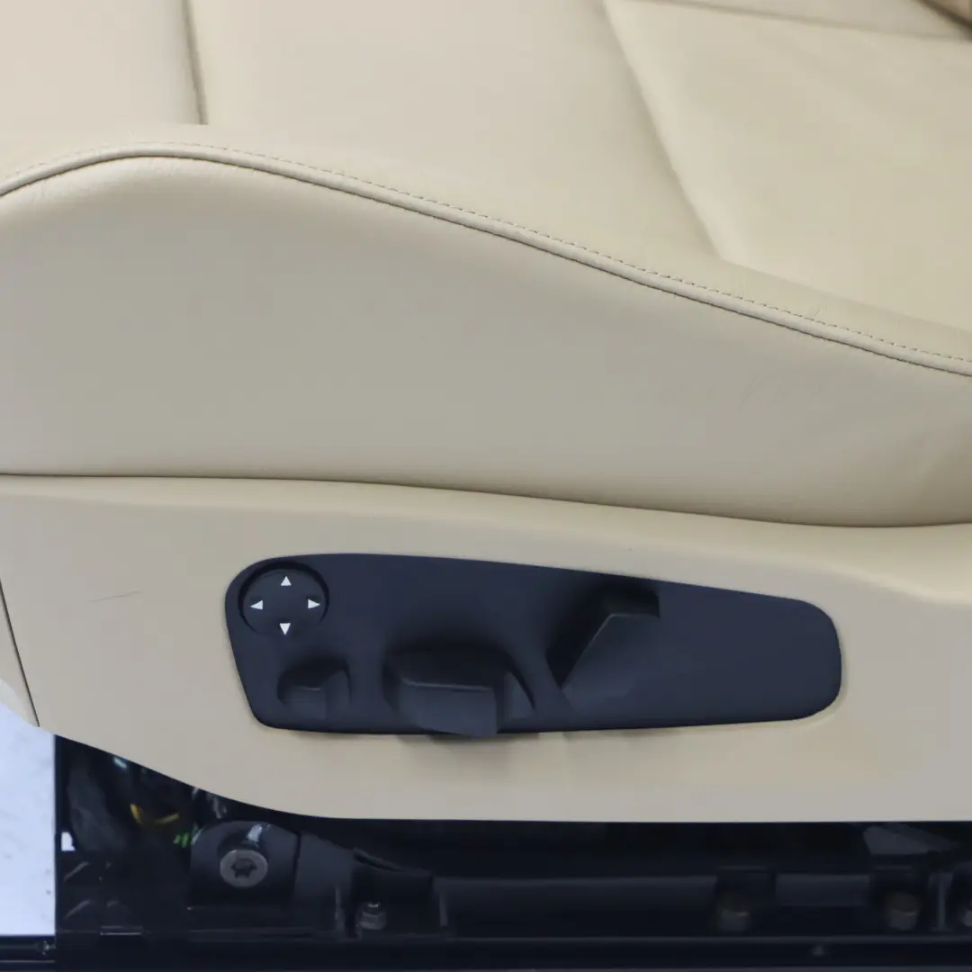 Front Seat BMW E60 E61 M Sport Leather Dakota Beige Left N/S Memory to with Part number 7076610 Front Seat BMW E60 E61 M Sport Leather Dakota Beige Left N/S Memory - SKU rhd-7076610 - Part number 7076610
