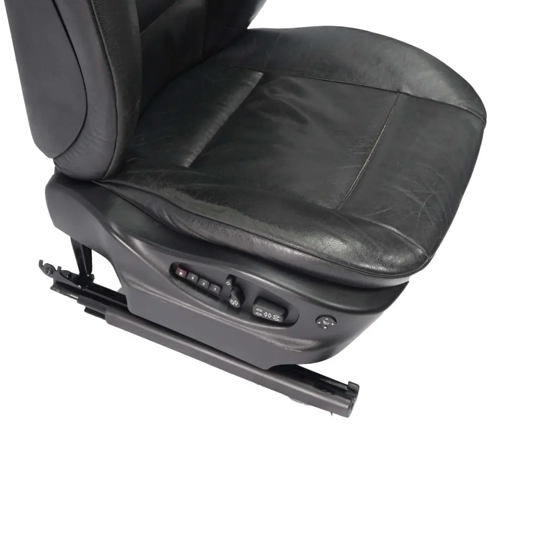  Front Seat BMW X5 E53 Comfort Heated Black Leather Dakota Right O/S with Memory - SKU rhd-7077553-2 - Part number 7077553