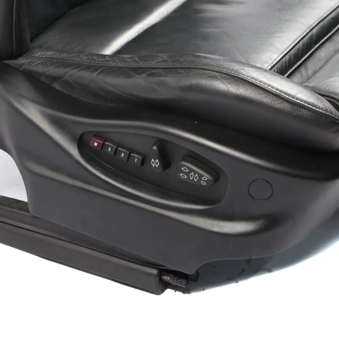 Front Seat Sport Right O/S Black Leather Driver's Side Memory to BMW X5 E53 with Part number 7077573 BMW X5 E53 Front Seat Sport Right O/S Black Leather Driver's Side Memory - SKU rhd-7077573-1 - Part number 7077573
