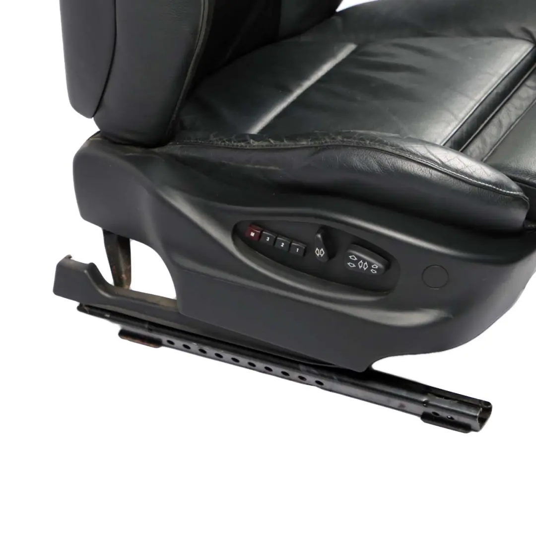 BMW X5 Series E53 Front Right O/S Sport Black Leather Seat Driver's Side Memory - SKU rhd-7077573-3 - Part number 7077573