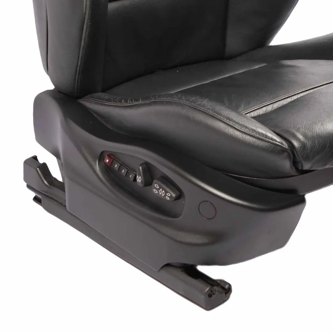 Front Seat BMW X5 E53 Right O/S Sport Heated Black Leather Dakota Seat Memory to with Part number 7077573 Front Seat BMW X5 E53 Right O/S Sport Heated Black Leather Dakota Seat Memory - SKU rhd-7077573-4 - Part number 7077573