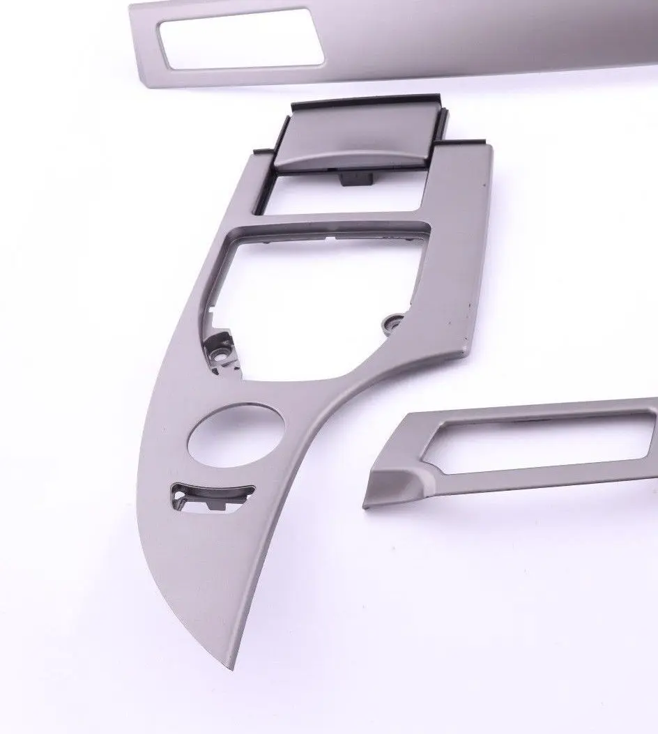 Decorative Strip Dashboard Interior Trim Set Titan Dunkel to BMW 5 Series E60 E61 with Part number 7079442 BMW 5 Series E60 E61 Decorative Strip Dashboard Interior Trim Set Titan Dunkel - SKU rhd-7079442-4 - Part number 7079442