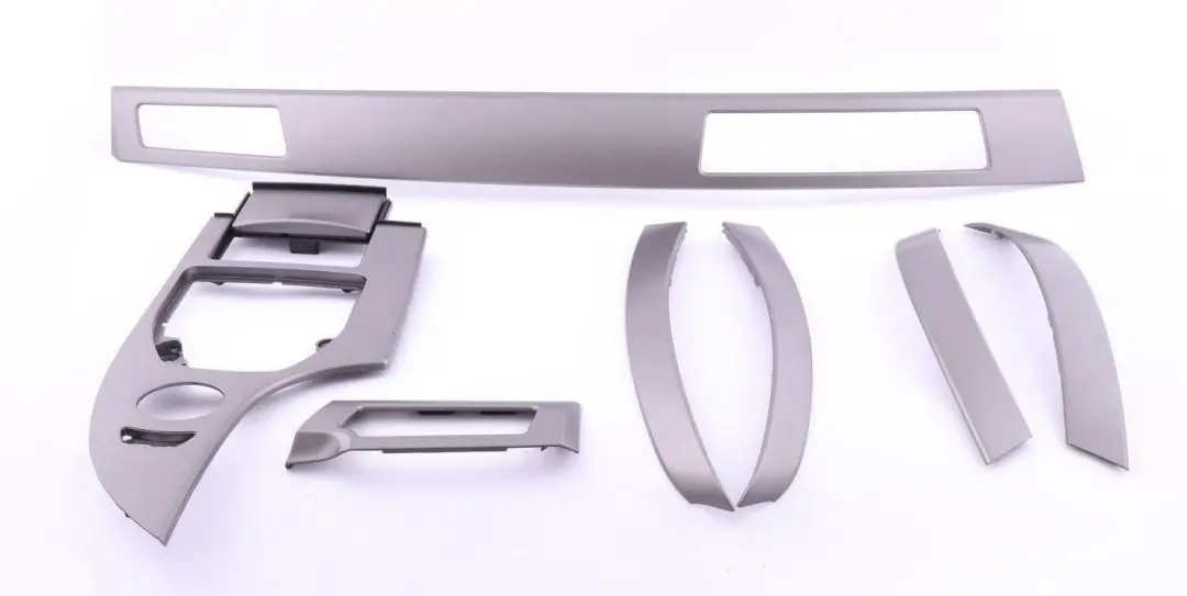 Decorative Strip Dashboard Interior Trim Set Titan Dunkel to BMW 5 Series E60 E61 with Part number 7079442 BMW 5 Series E60 E61 Decorative Strip Dashboard Interior Trim Set Titan Dunkel - SKU rhd-7079442-4 - Part number 7079442