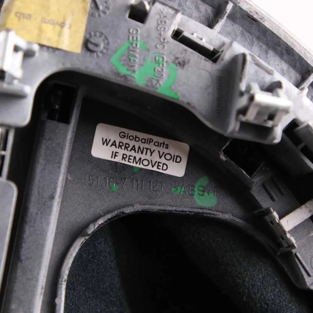 Lever Cover BMW E87 E81 E82 E88 6 Preselect Steptronic Auto Silver to Gear with Part number 7111121 Gear Lever Cover BMW E87 E81 E82 E88 6 Preselect Steptronic Auto Silver - SKU rhd-7111121-6 - Part number 7111121