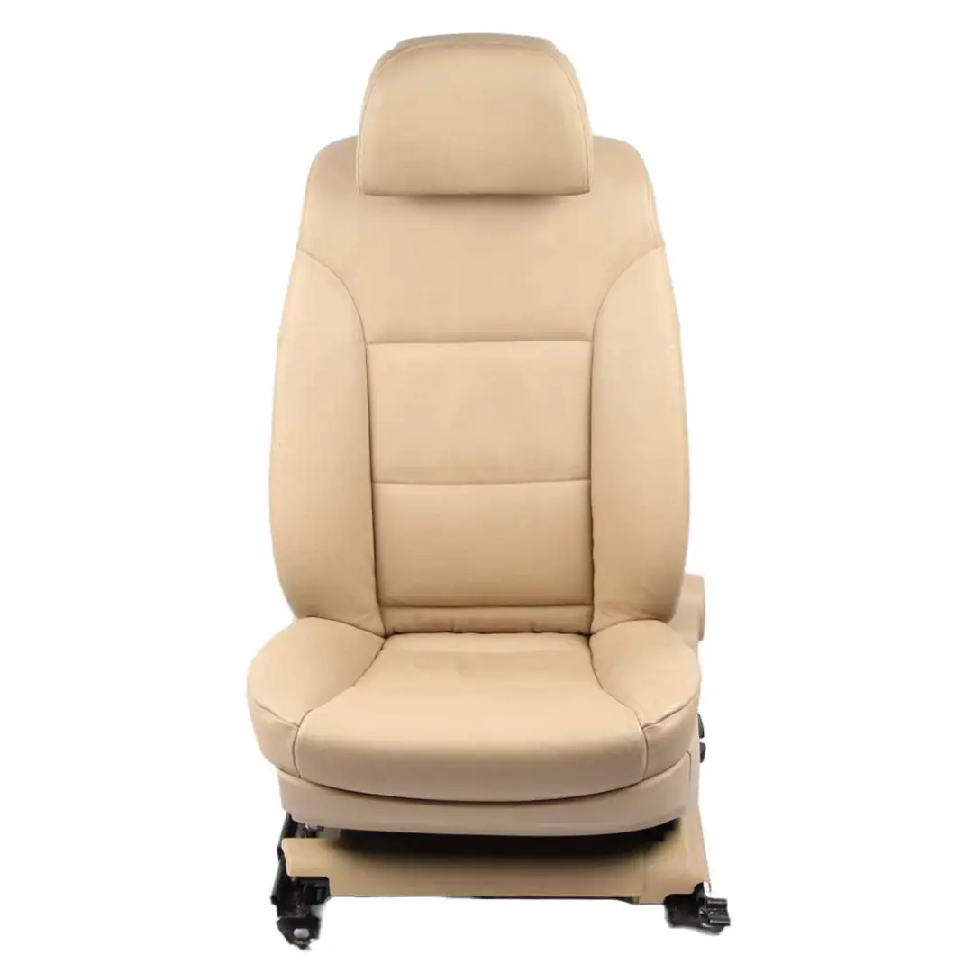 Beige Leather Heated Front Left N/S Seat Memory to BMW 5 Series E60 E61 with Part number 7113112 BMW 5 Series E60 E61 Beige Leather Heated Front Left N/S Seat Memory - SKU rhd-7113112-1 - Part number 7113112