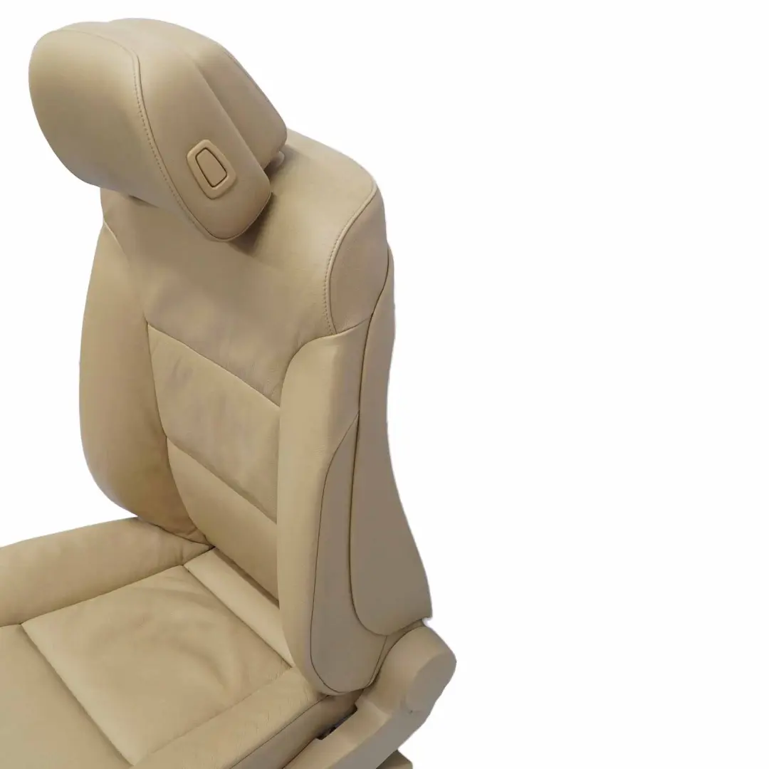 Front Seat BMW E60 E61 Heated Leather Dakota Beige Left N/S Memory to with Part number 7113112 Front Seat BMW E60 E61 Heated Leather Dakota Beige Left N/S Memory - SKU rhd-7113112-2 - Part number 7113112