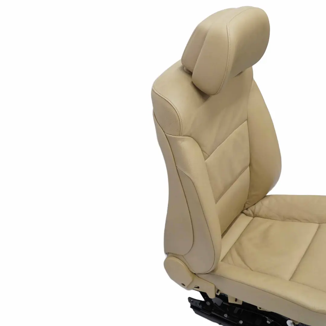  Front Seat BMW E60 E61 Heated Leather Dakota Beige Left N/S Memory - SKU rhd-7113112-2 - Part number 7113112