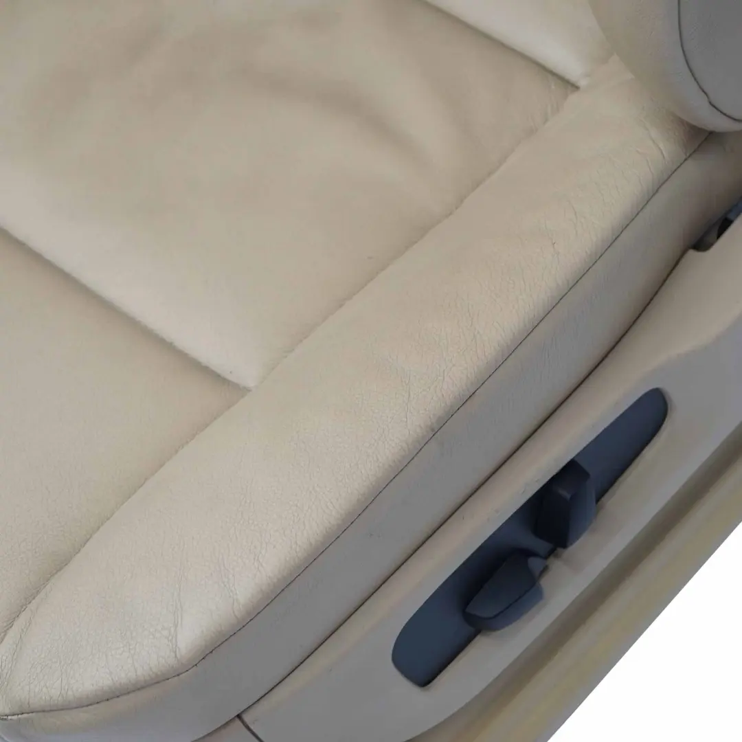  Front Seat BMW E60 E61 Heated Leather Dakota Beige Left N/S Memory - SKU rhd-7113112-2 - Part number 7113112