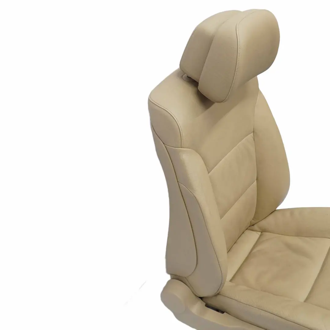 Front Seat BMW E60 E61 Heated Leather Dakota Beige Right O/S Memory to with Part number 7113112 Front Seat BMW E60 E61 Heated Leather Dakota Beige Right O/S Memory - SKU rhd-7113112-4 - Part number 7113112