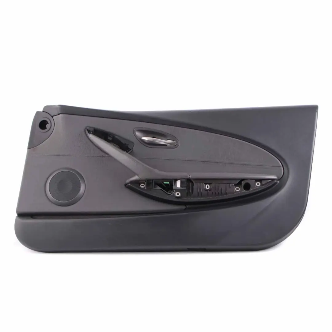 Door Card Front Right O/S Leather Trim Panel Black to BMW E63 E64 with Part number 7115504 BMW E63 E64 Door Card Front Right O/S Leather Trim Panel Black - SKU rhd-7115504-2 - Part number 7115504