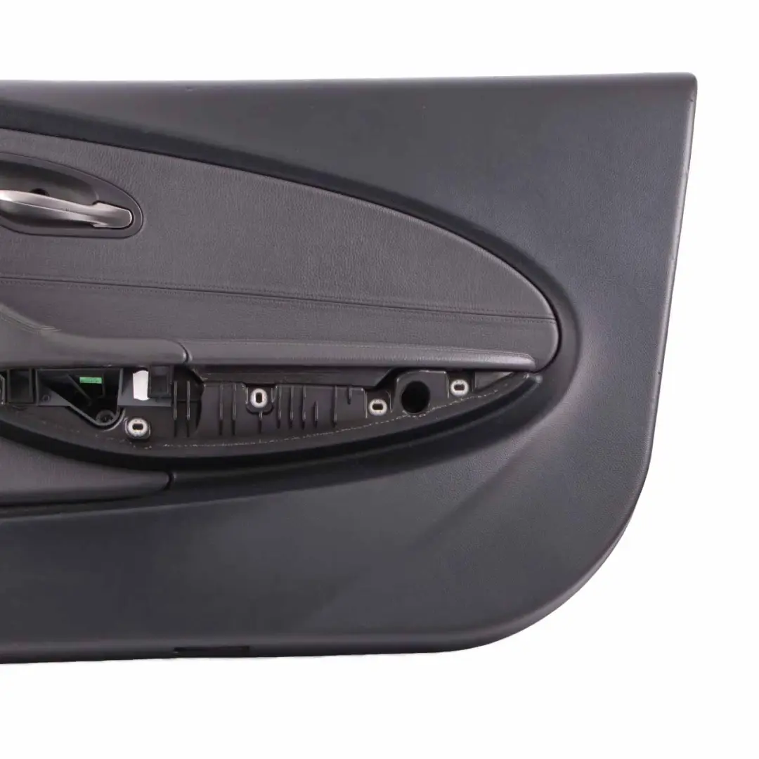 Door Card Front Right O/S Leather Trim Panel Black to BMW E63 E64 with Part number 7115504 BMW E63 E64 Door Card Front Right O/S Leather Trim Panel Black - SKU rhd-7115504-2 - Part number 7115504