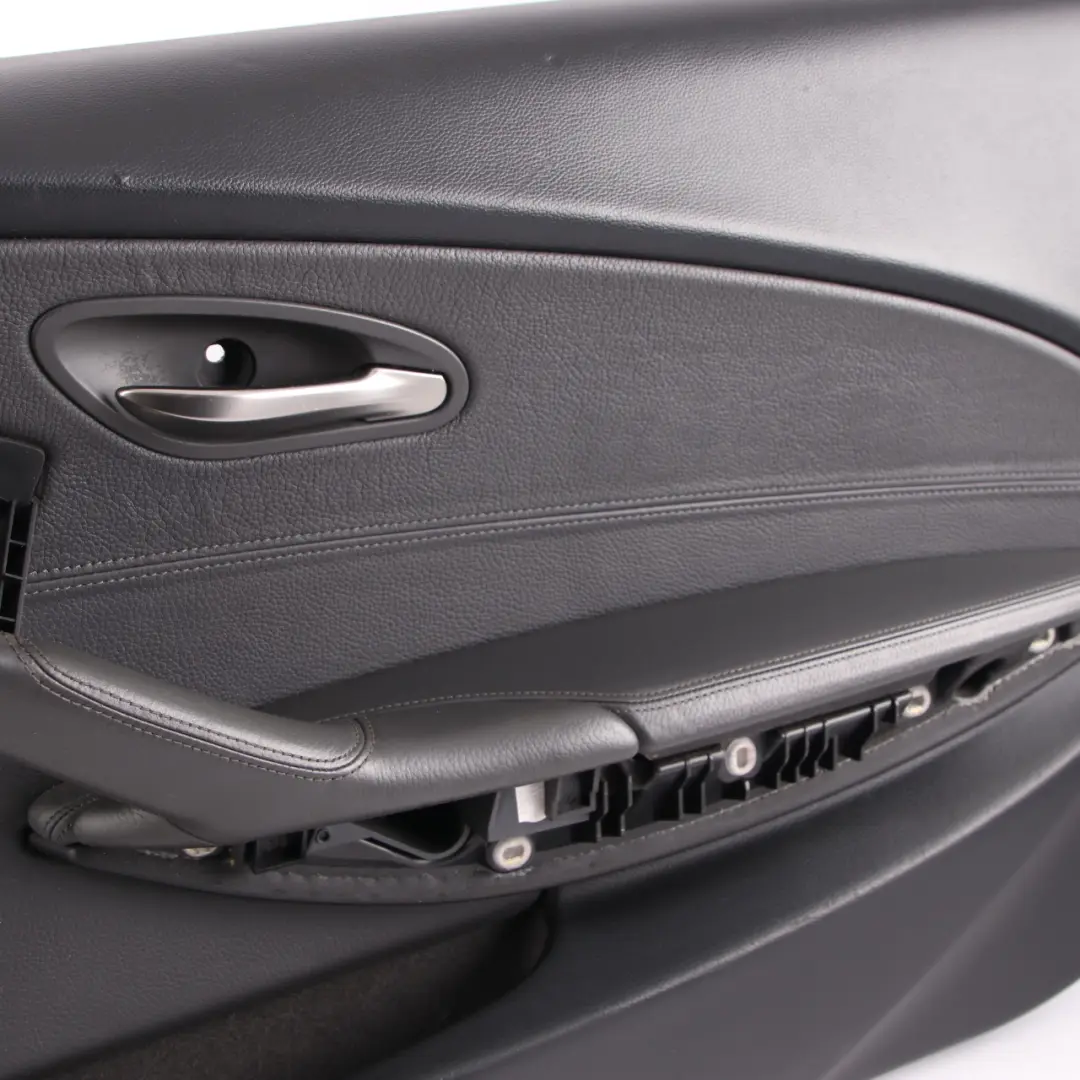 Door Card Front Right O/S Leather Trim Panel Black to BMW E63 E64 with Part number 7115504 BMW E63 E64 Door Card Front Right O/S Leather Trim Panel Black - SKU rhd-7115504-2 - Part number 7115504