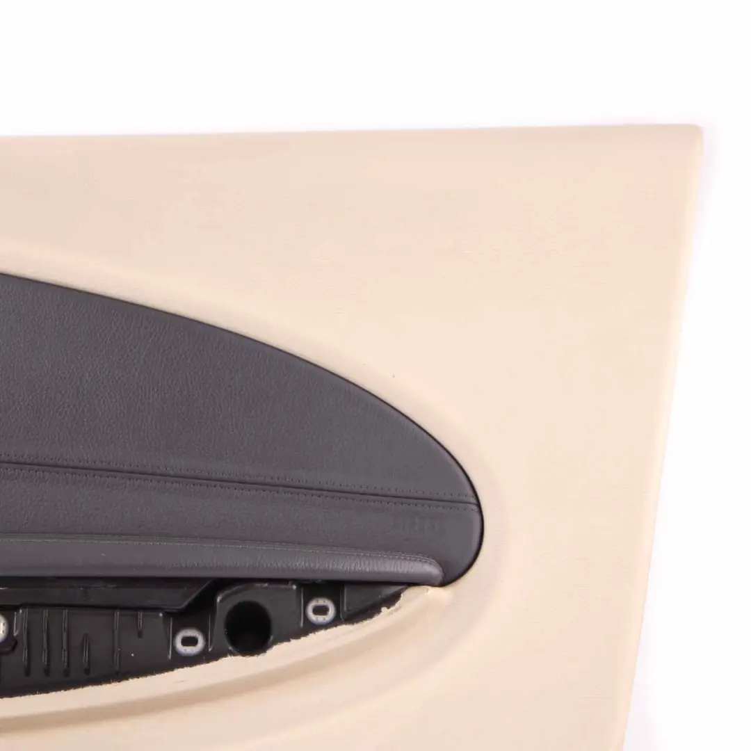 BMW E63 E64 Door Card Front Right O/S Door Trim Panel Leather Cream Beige - SKU rhd-7115508-1 - Part number 7115508