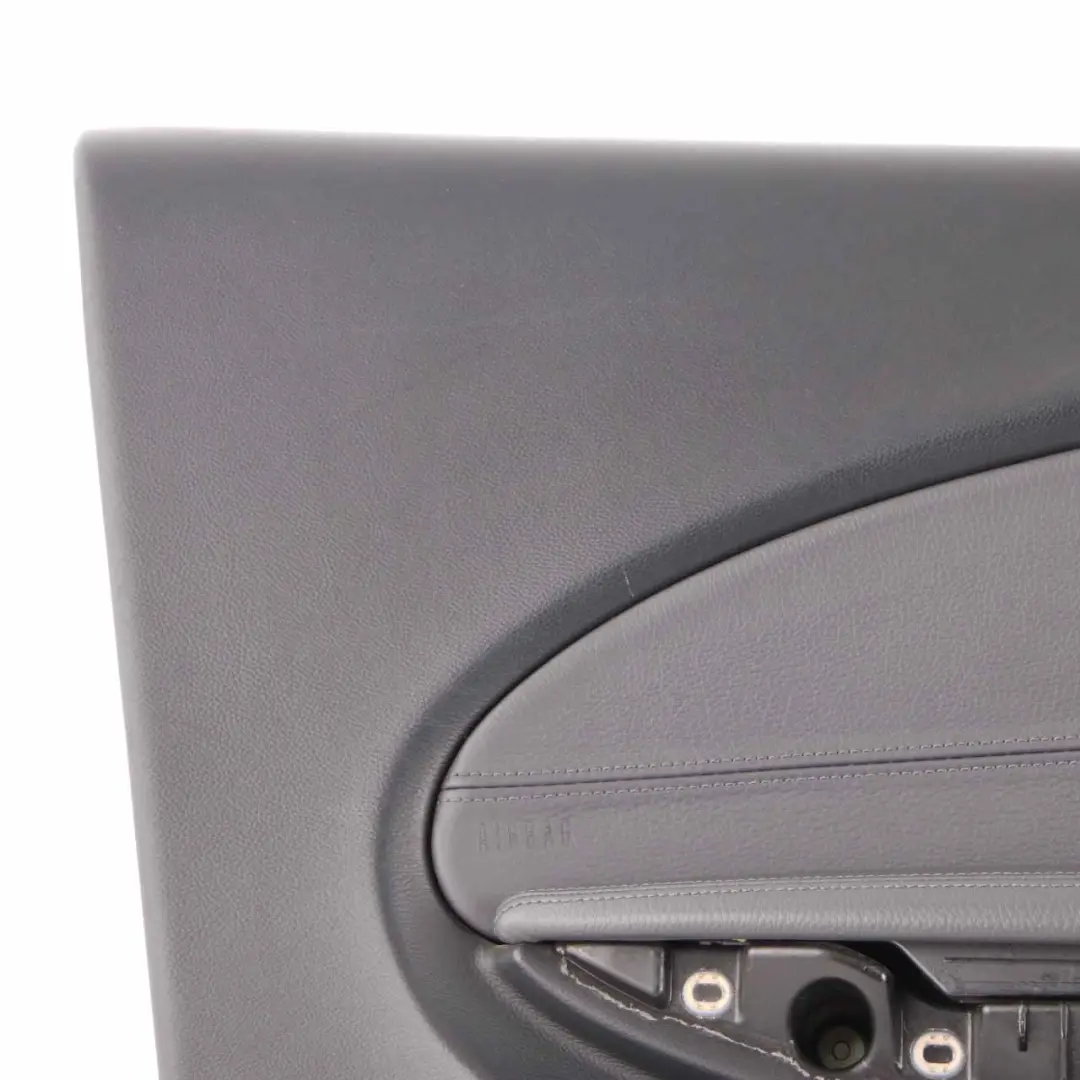 Door Card Front Left N/S Door Lining Leather Trim Panel Black to BMW E63 E64 with Part number 7115525 BMW E63 E64 Door Card Front Left N/S Door Lining Leather Trim Panel Black - SKU rhd-7115525 - Part number 7115525