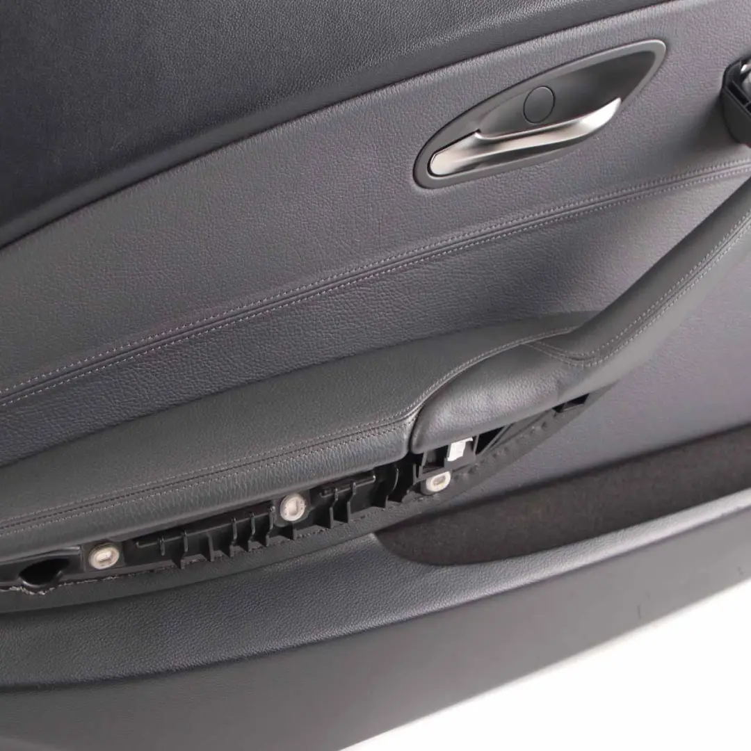 BMW E63 E64 Door Card Front Left N/S Door Lining Leather Trim Panel Black - SKU rhd-7115525 - Part number 7115525