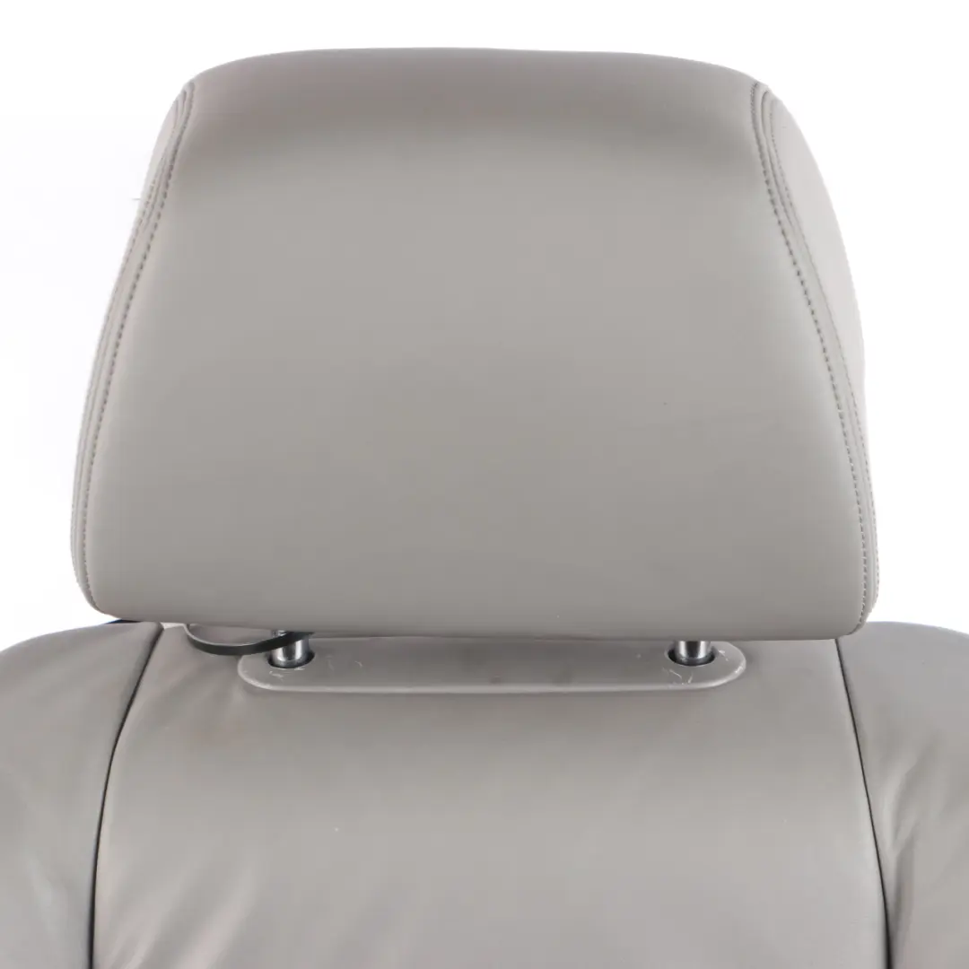 Front Seat BMW E65 Left N/S M-Sport Flannel Grey Leather Pearl Memory Interior to with Part number 7115758 Front Seat BMW E65 Left N/S M-Sport Flannel Grey Leather Pearl Memory Interior - SKU rhd-7115758-1 - Part number 7115758