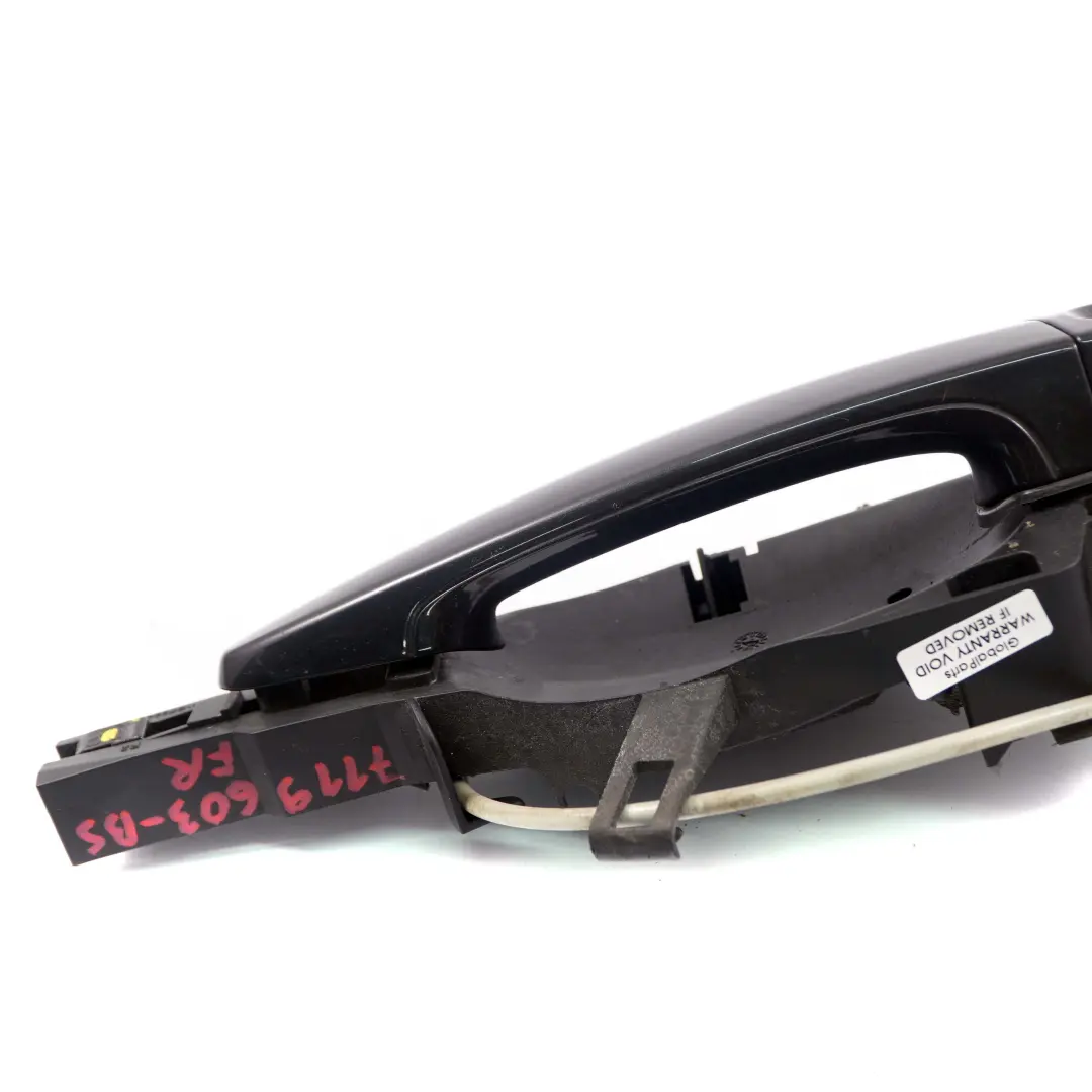 Complete Front Right Grab Handle O/S Black Sapphire 475 to BMW 3 Series E92 E93 with Part number 7059971 BMW 3 Series E92 E93 Complete Front Right Grab Handle O/S Black Sapphire 475 - SKU rhd-7119603-BS - Part number 7059971