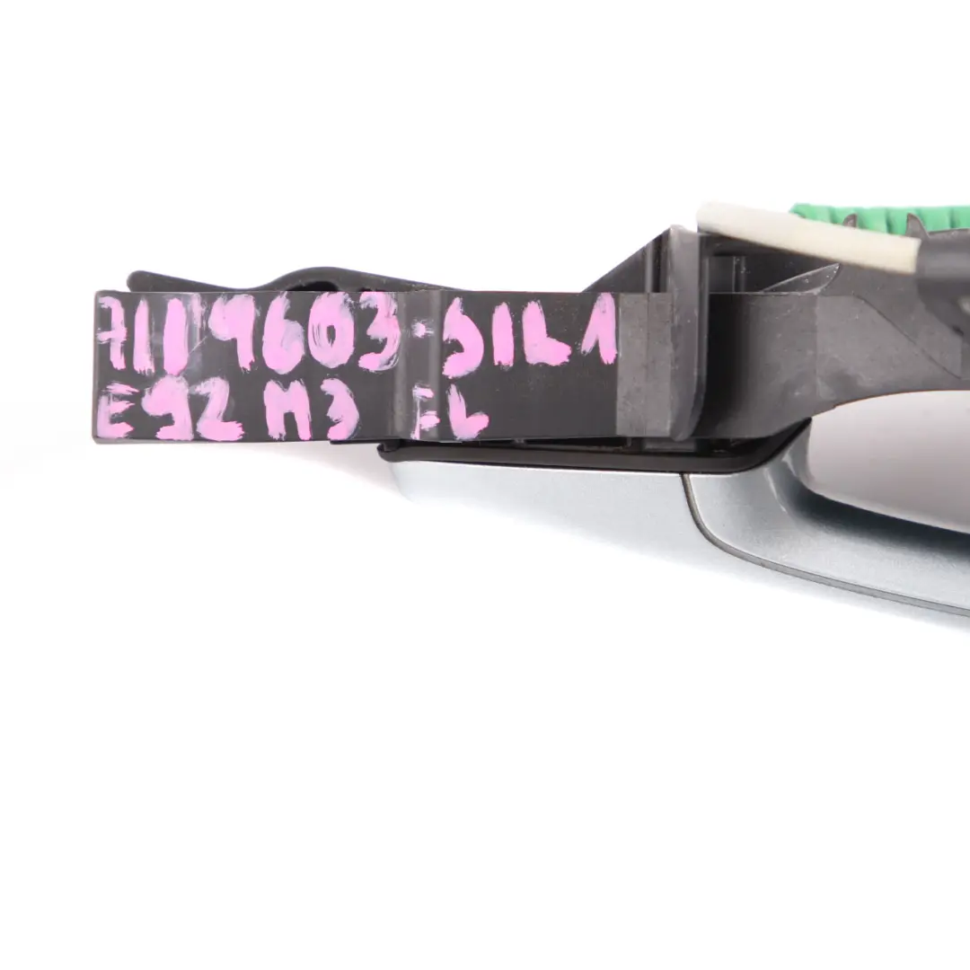 Grab Handle Door BMW E92 E93 Front Left Outside Silverstone II Metallic A29 to with Part number 7059971 Grab Handle Door BMW E92 E93 Front Left Outside Silverstone II Metallic A29 - SKU rhd-7119603-SIL1 - Part number 7059971