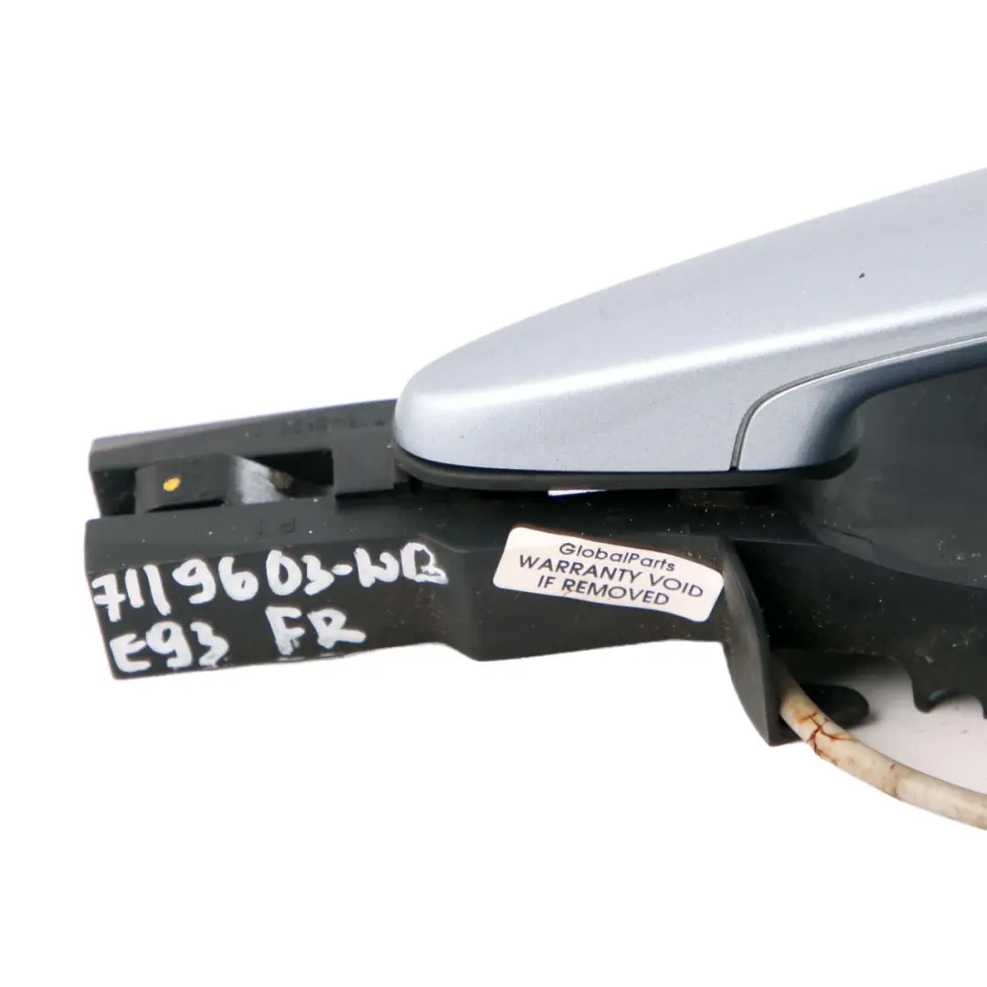 Grab Handle Door BMW E92 Complete Front Right O/S Bluewater Metallic 896 to with Part number 7059971 Grab Handle Door BMW E92 Complete Front Right O/S Bluewater Metallic 896 - SKU rhd-7119603-WB - Part number 7059971