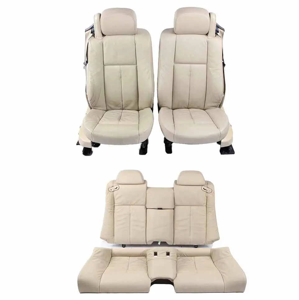 Leather Seats BMW E64 Convertible Cream-Beige Interior Front Rear Seat Memory to with Part number 7120226 Leather Seats BMW E64 Convertible Cream-Beige Interior Front Rear Seat Memory - SKU rhd-7120226-1 - Part number 7120226