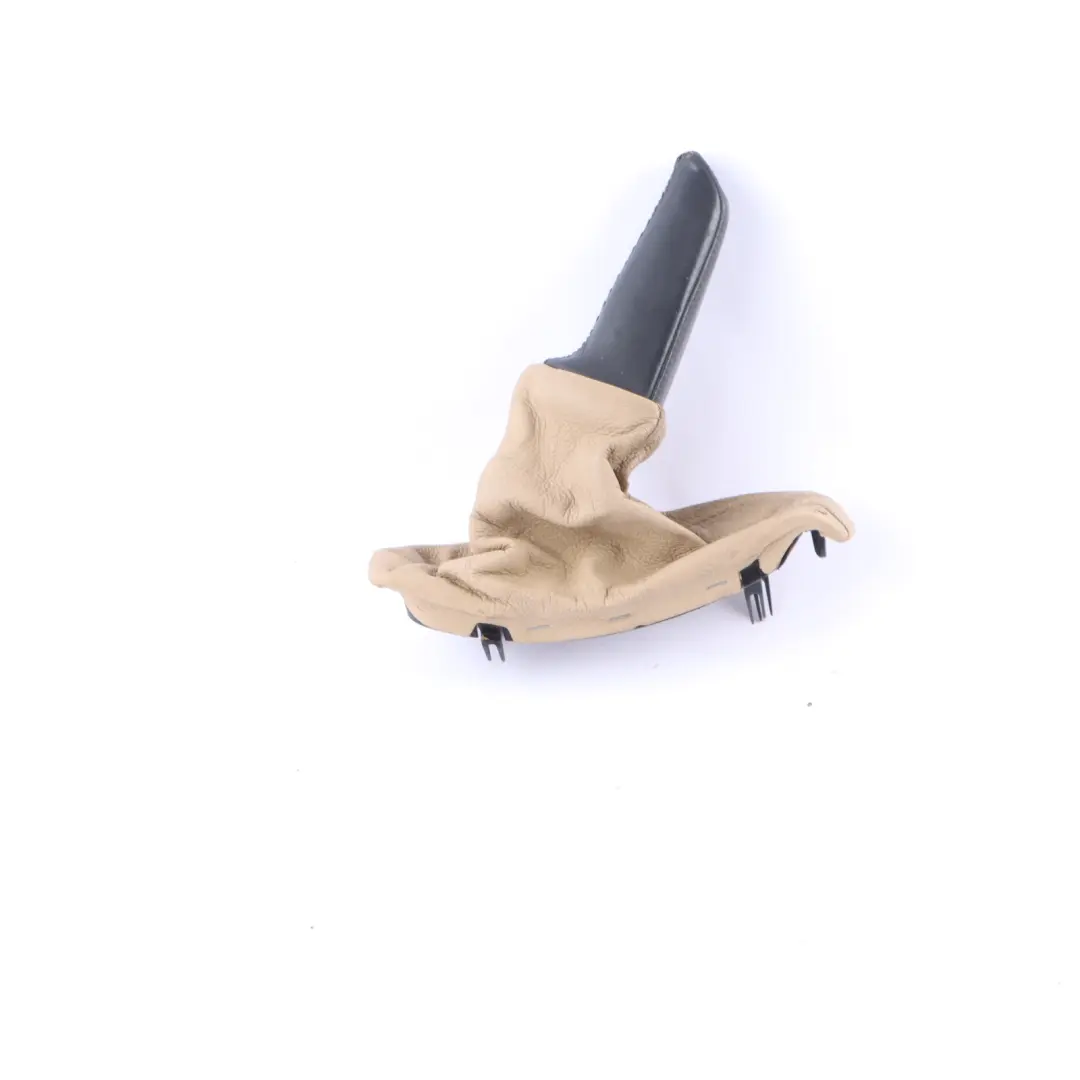 Leather Handbreak Handle Lever Cover Beige to BMW E60 E61 with Part number 7121033 BMW E60 E61 Leather Handbreak Handle Lever Cover Beige - SKU rhd-7121033-1 - Part number 7121033