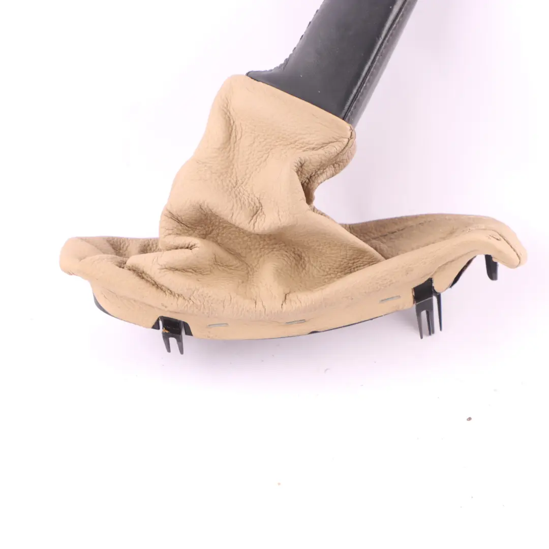 Leather Handbreak Handle Lever Cover Beige to BMW E60 E61 with Part number 7121033 BMW E60 E61 Leather Handbreak Handle Lever Cover Beige - SKU rhd-7121033-1 - Part number 7121033