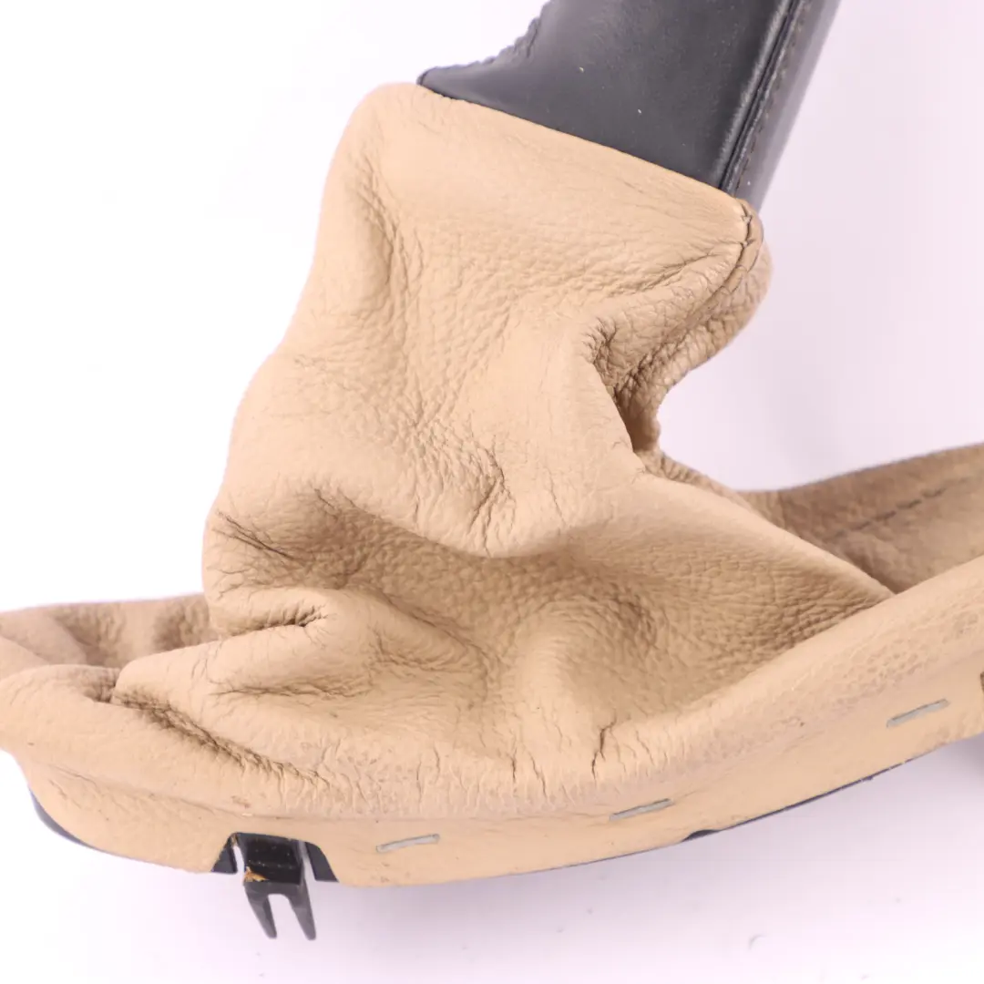 Leather Handbreak Handle Lever Cover Beige to BMW E60 E61 with Part number 7121033 BMW E60 E61 Leather Handbreak Handle Lever Cover Beige - SKU rhd-7121033-1 - Part number 7121033