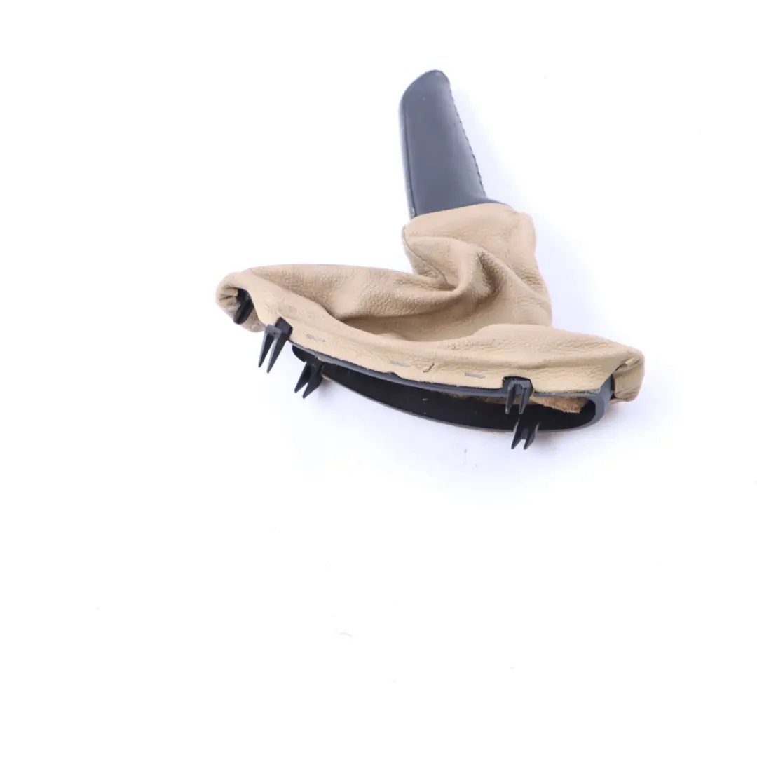 Leather Handbreak Handle Lever Cover Beige to BMW E60 E61 with Part number 7121033 BMW E60 E61 Leather Handbreak Handle Lever Cover Beige - SKU rhd-7121033-1 - Part number 7121033