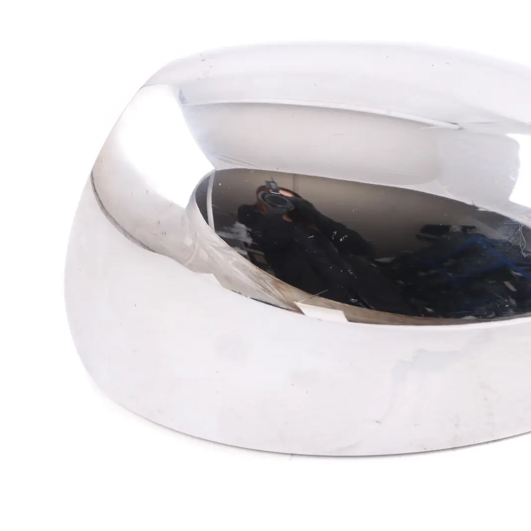 Cap Casing Right O/S Mirror Wing Chrome to Mini Cooper R50 R52 R53 Cover with Part number 7123296 Mini Cooper R50 R52 R53 Cover Cap Casing Right O/S Mirror Wing Chrome - SKU rhd-7123296-CHR - Part number 7123296