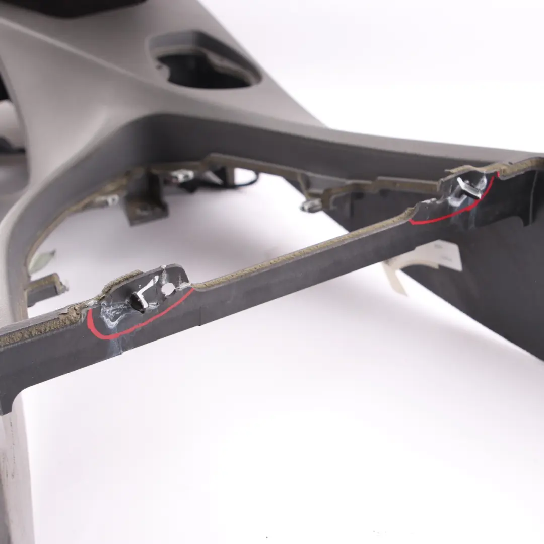 BMW E63 E64 Centre Console Console Middle Armrest Cup Drink Holder Basalt Grey - SKU rhd-7123890 - Part number 7123890