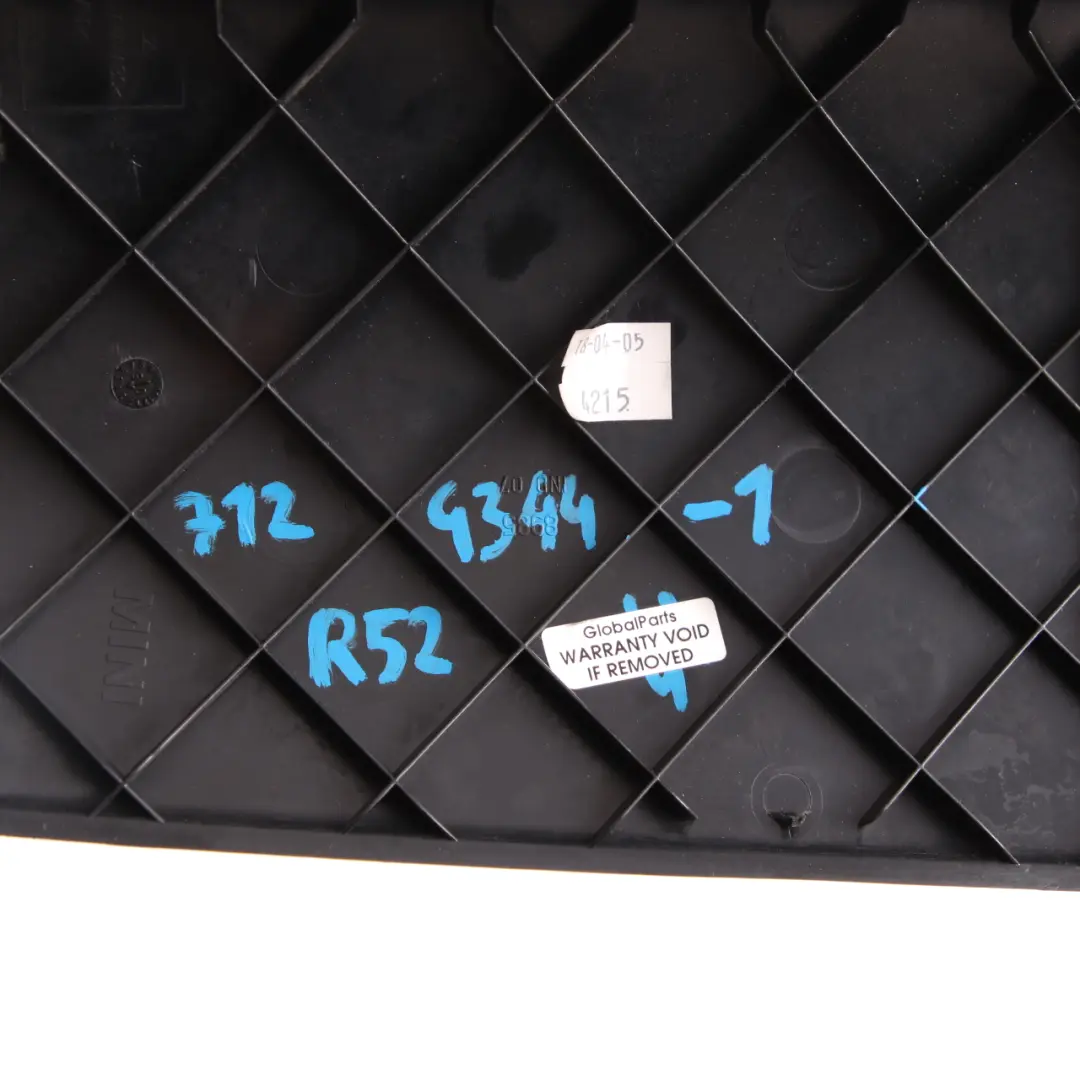  Dashboard Trim Mini R52 Dash Panel Cover Passenger Cool Blue - SKU rhd-7124344-1 - Part number 7124344
