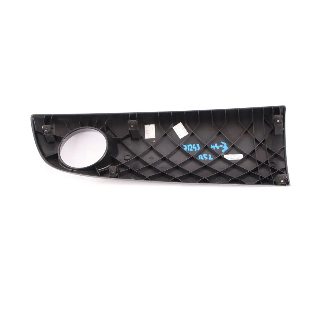 Dashboard Trim Mini R52 3 Dash Panel Cover Passenger's Side 7124344 to with Part number 9145890 Dashboard Trim Mini R52 3 Dash Panel Cover Passenger's Side 7124344 - SKU rhd-7124344-3 - Part number 9145890