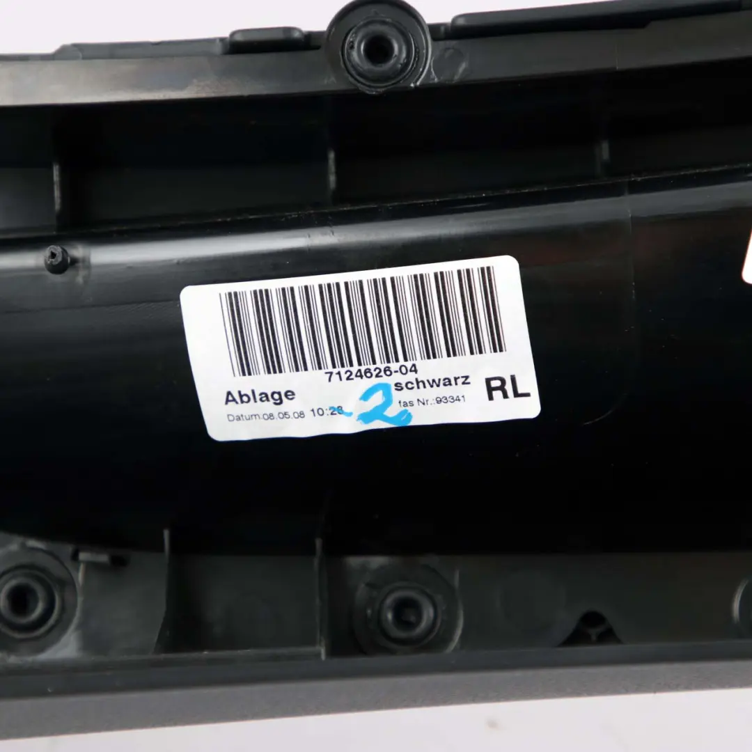  Centre Console BMW E87 LCI E81 E82 With Oddments Tray Schwarz Black - SKU rhd-7124626-2 - Part number 7124626