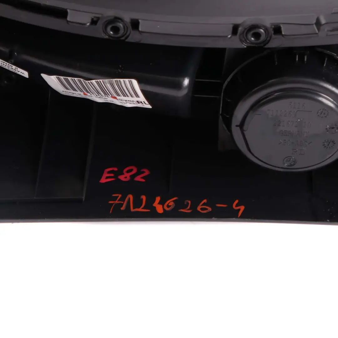  Centre Console BMW E87 LCI E81 E82 Armrest Oddments Tray Schwarz Black - SKU rhd-7124626-4 - Part number 7124626