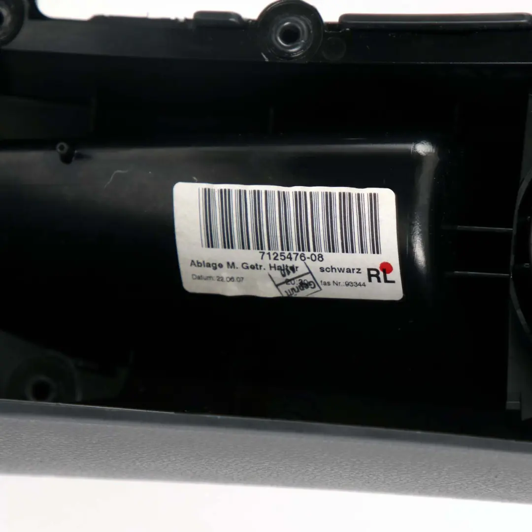 Centre Console With Cup Holder Black to BMW 1 Series E81 E82 E87 LCI E88 with Part number 7125476 BMW 1 Series E81 E82 E87 LCI E88 Centre Console With Cup Holder Black - SKU rhd-7125476-2 - Part number 7125476