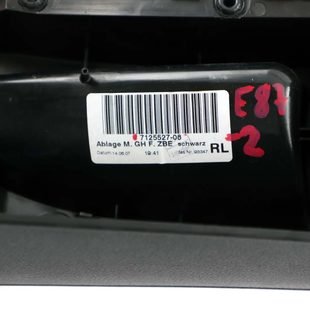 Centre Console Cup Holder Sat Nav iDrive Black to BMW 1 Series 2 E81 E87 LCI with Part number 7125527 BMW 1 Series 2 E81 E87 LCI Centre Console Cup Holder Sat Nav iDrive Black - SKU rhd-7125527-2 - Part number 7125527