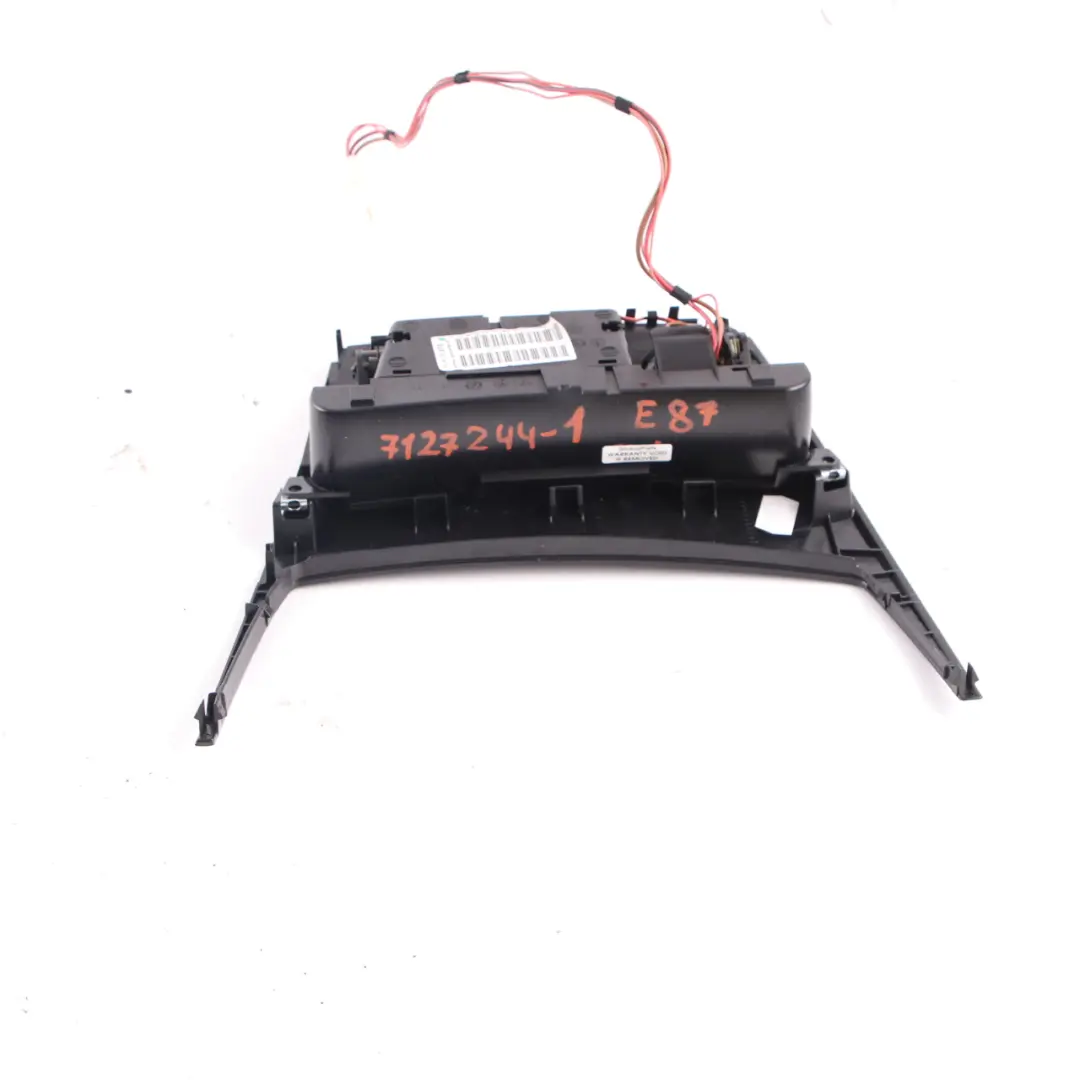 Ashtray Finisher Trim Tray Decor Gomera Black Front to BMW E87 with Part number 7127244 BMW E87 Ashtray Finisher Trim Tray Decor Gomera Black Front - SKU rhd-7127244-1 - Part number 7127244