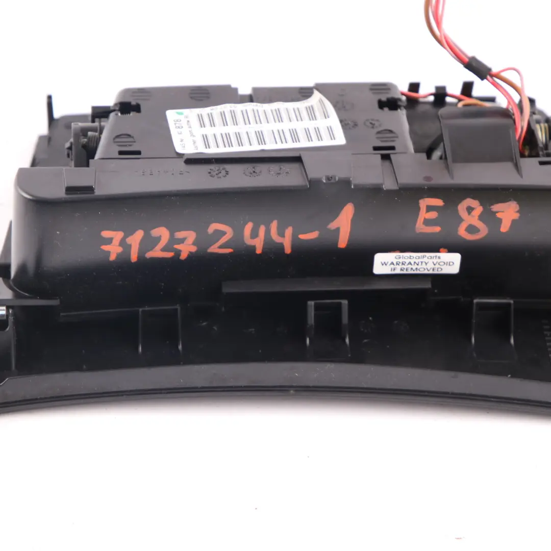 BMW E87 Ashtray Finisher Trim Tray Decor Gomera Black Front - SKU rhd-7127244-1 - Part number 7127244