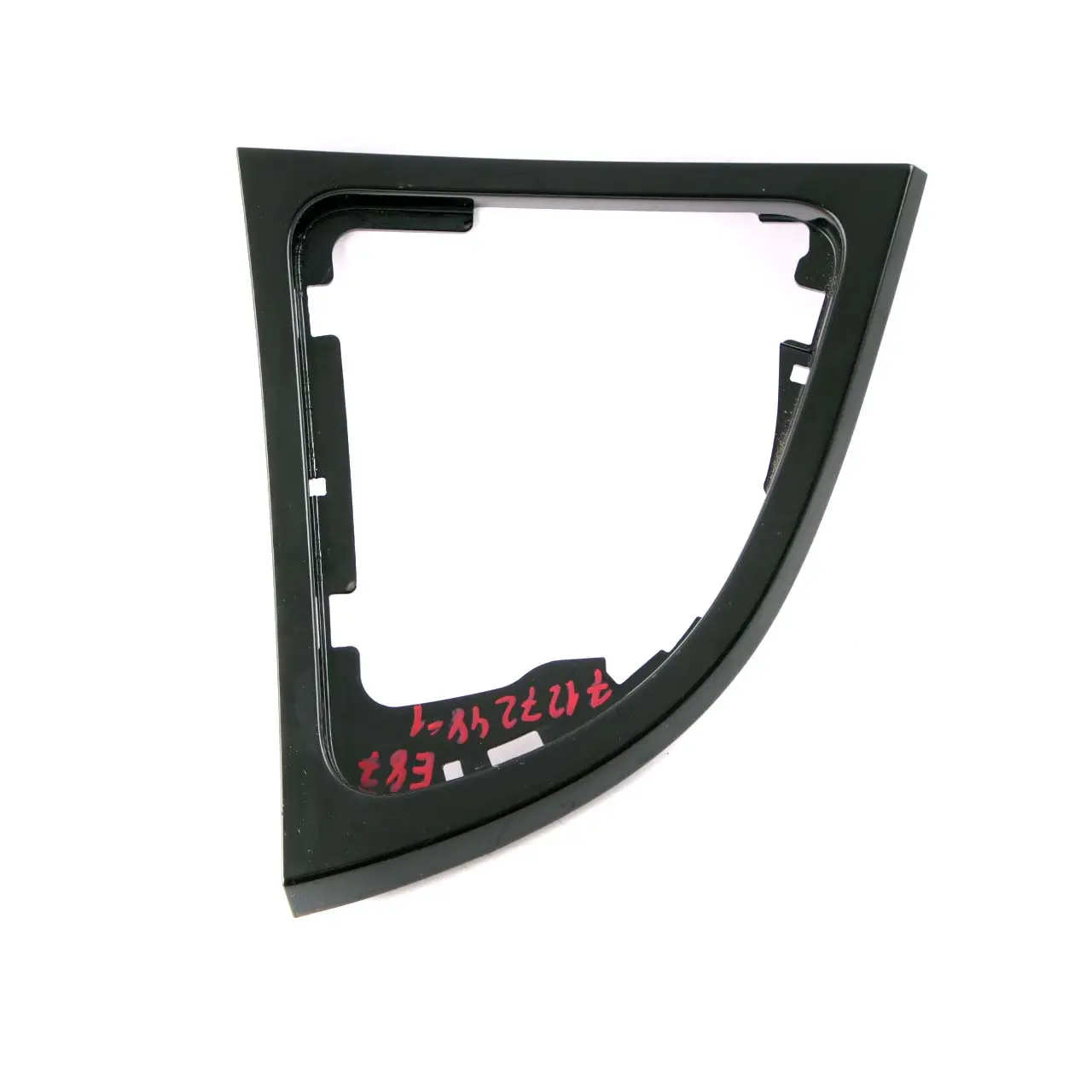 BMW 1 E87 Cover Gear Selector Shifting Decor Trim Diamantschwarz High Gloss