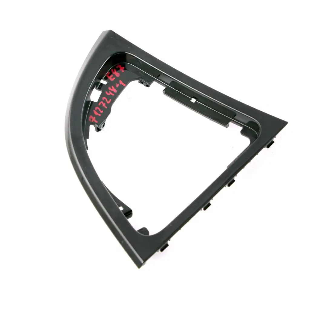 Selector Shifting Decor Trim Diamantschwarz High Gloss to BMW 1 E87 Cover Gear with Part number 7127248 BMW 1 E87 Cover Gear Selector Shifting Decor Trim Diamantschwarz High Gloss - SKU rhd-7127248-1 - Part number 7127248