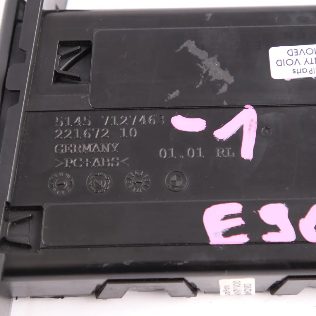 BMW 3 Series 1 E90 E91 E92 E93 LCI Passenger Cup Drink Holder Left N/S - SKU rhd-7127463-1 - Part number 7127463