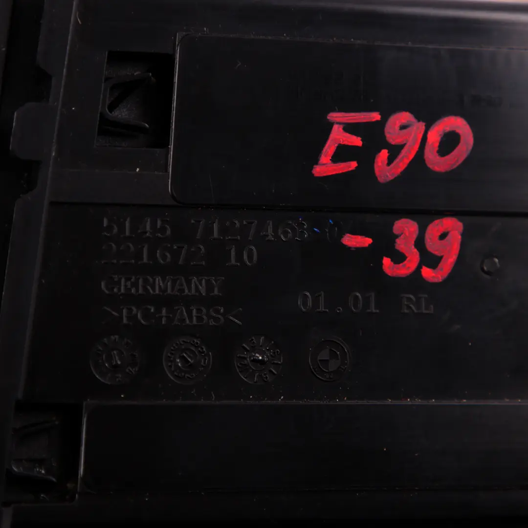 Passenger's Cup Drink Holder Left N/S Black to BMW 3 Series E90 E91 E92 E93 with Part number 7127463 BMW 3 Series E90 E91 E92 E93 Passenger's Cup Drink Holder Left N/S Black - SKU rhd-7127463-39 - Part number 7127463