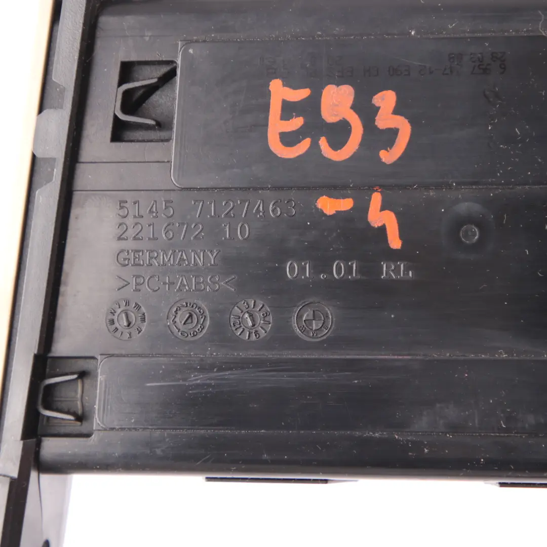 Passenger's Cup Drink Holder Left N/S Cream Beige to BMW 3 Series 4 E92 E93 LCI with Part number 7127463 BMW 3 Series 4 E92 E93 LCI Passenger's Cup Drink Holder Left N/S Cream Beige - SKU rhd-7127463-4 - Part number 7127463