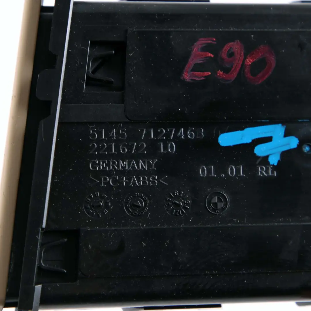 Passenger's Cup Drink Holder Left N/S Beige to BMW 3 Series E90 E91 E92 E93 LCI with Part number 7127463 BMW 3 Series E90 E91 E92 E93 LCI Passenger's Cup Drink Holder Left N/S Beige - SKU RHD-7127463-7 - Part number 7127463